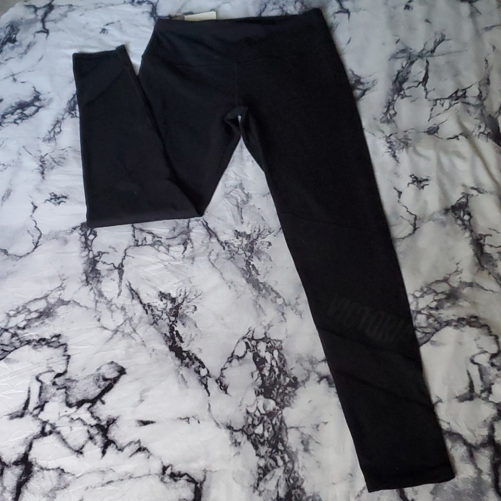 Victoria's Secret PINK black leggings w/ pocket